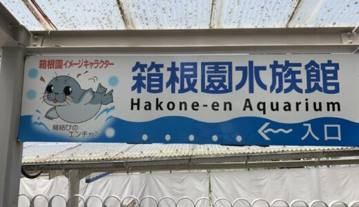 【ゆるゆるアザラシショー】箱根園水族館に行ってみた【赤ちゃん連れにオススメ！】